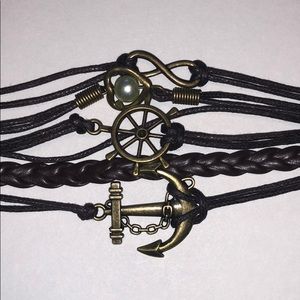 Anchor Infinity Bracelet - New